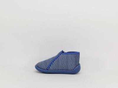 Chaussons bleu destockage TOOTI xadage bébé garçon fabrication française