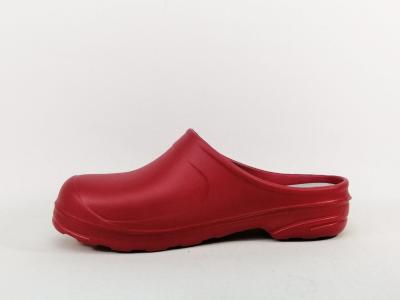 Sabot de jardin femme leger et confortable en EVA rouge destockage BAUDOU harper à pas cher
