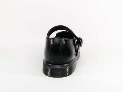 Babies femme destockage DR MARTENS deardra cuir noir à pas cher