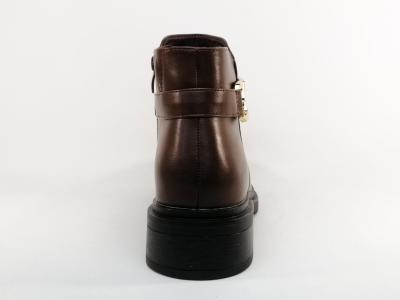 Bottine femme grande taille à pas cher marron chic et confortable CINK ME DM113-1