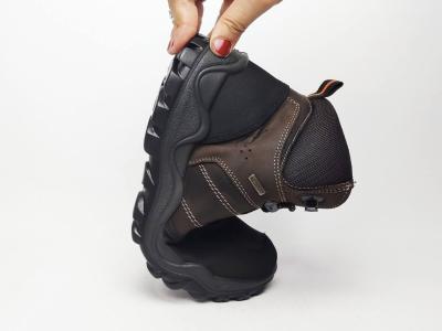 Chaussure randonnée homme montante cuir marron waterproof à pas cher destockage IMAC 653388 confortable