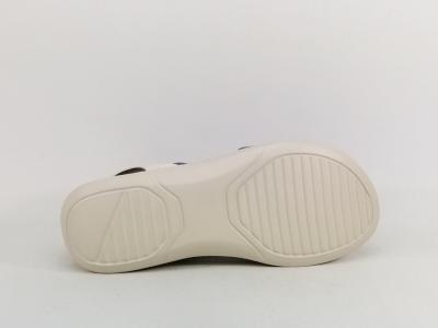 Sandale femme à élastiques confortable bleu jean semelle mémoire de forme ROMIKA 74R009200800