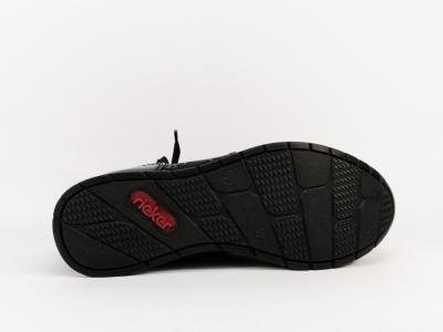 Sneakers confort à lacets RIEKER N3089 noir pour femme