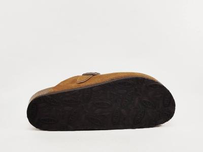 Sabot homme cuir confort marron semelle à mémoire de forme PLAKTON blog roble tendance